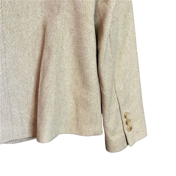 Express beige wool & cashmere blend blazer - Picture 14 of 15